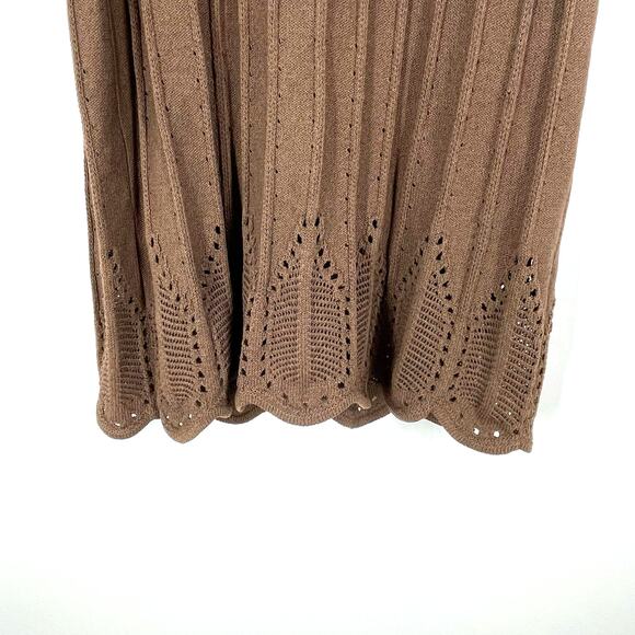 ST. Johns Sport Wool Knit Dress Brown Size Small Sleeveless - Picture 4 of 9
